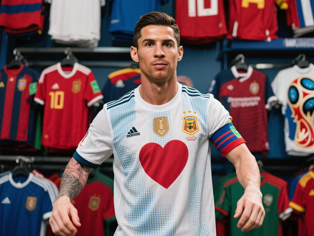 世界杯球衣销量排名公布,梅西C罗仍领风骚 世界杯球衣销量排名公布,梅西C罗仍领风骚